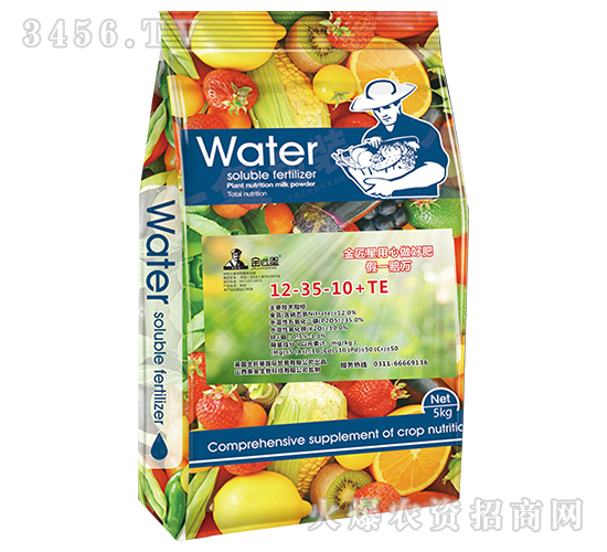 大量元素水溶肥料12-35-10+TE-金匠星