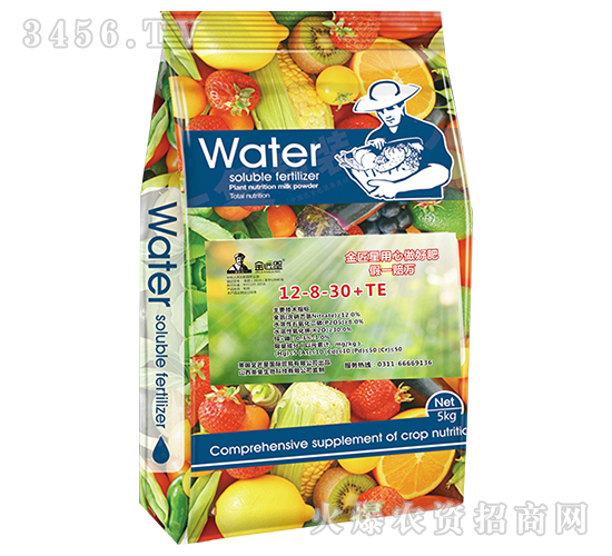 大量元素水溶肥料12-8-30+TE-金匠星