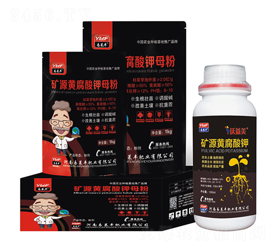 礦源黃腐酸鉀（母粉）-易萊豐