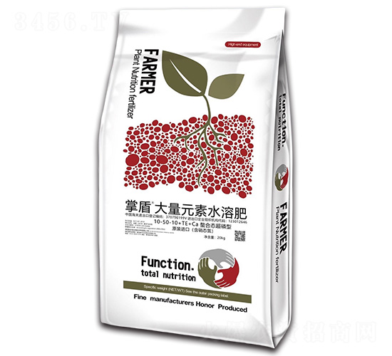 螯合態(tài)超磷型大量元素水溶肥10-50-10+TE+Ca-掌盾-威爾達(dá)