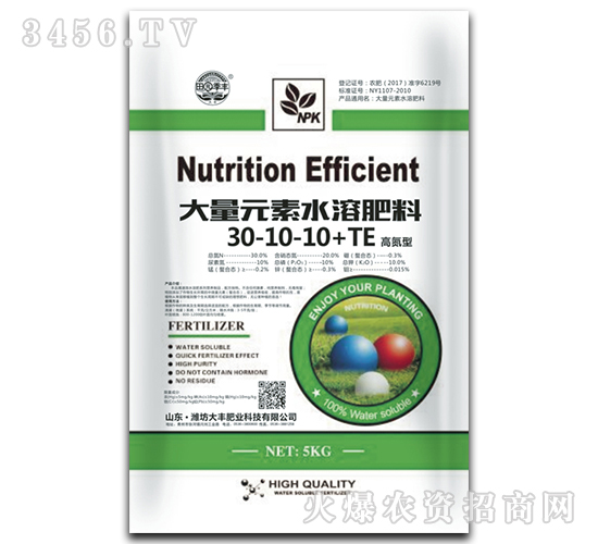 �ߵ��ʹ���Ԫ��ˮ�ܷ���30-10-10+TE-��@���S-���S�ʘI(y��)