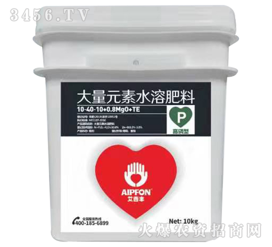 高磷型大量元素水溶肥10-40-10+0.8Mgo+TE-艾普豐