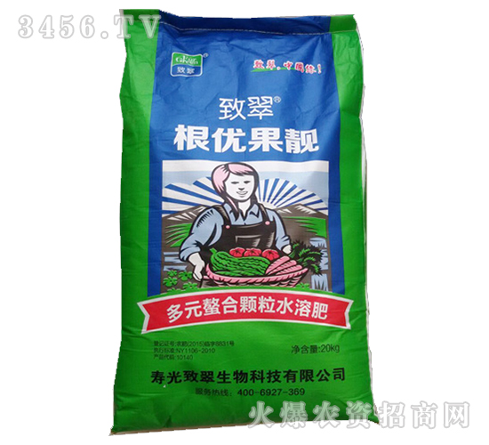 多元螯合顆粒水溶肥-根優(yōu)果靚-致翠生物