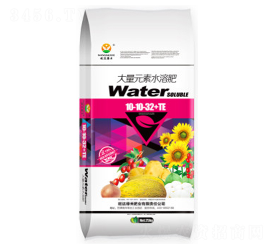 大量元素水溶肥10-10-32+TE-旺達綠禾