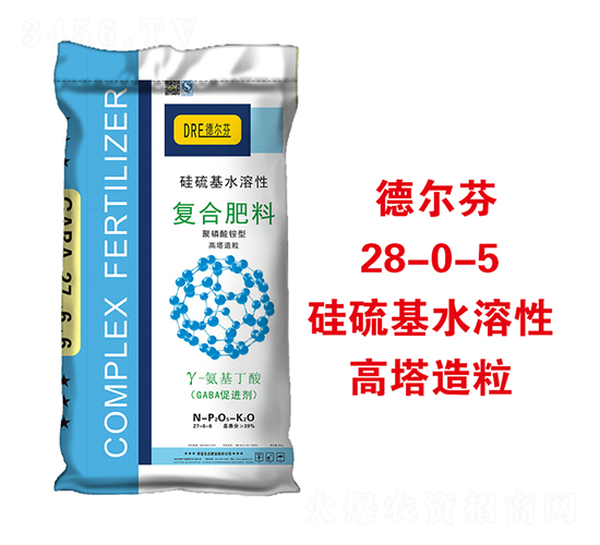 硅硫基水溶性高塔造粒28-0-5-德?tīng)柗?帝益肥