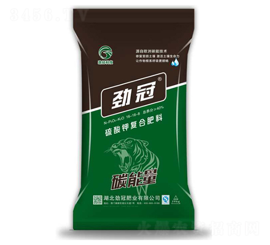 硫酸鉀復(fù)合肥料16-16-8-碳能量-勁冠