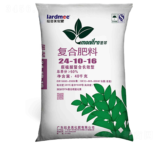 尿氯型復(fù)合肥料24-10-16-墨翠-拉多美