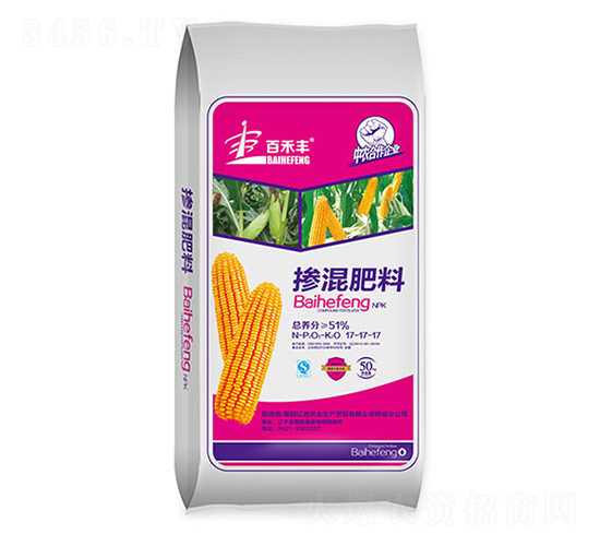 玉米摻混肥料17-17-17-百禾豐-遼西農(nóng)業(yè)
