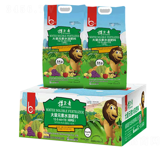 大量元素水溶肥料12-5-44+TE-捍衛(wèi)者-波爾比