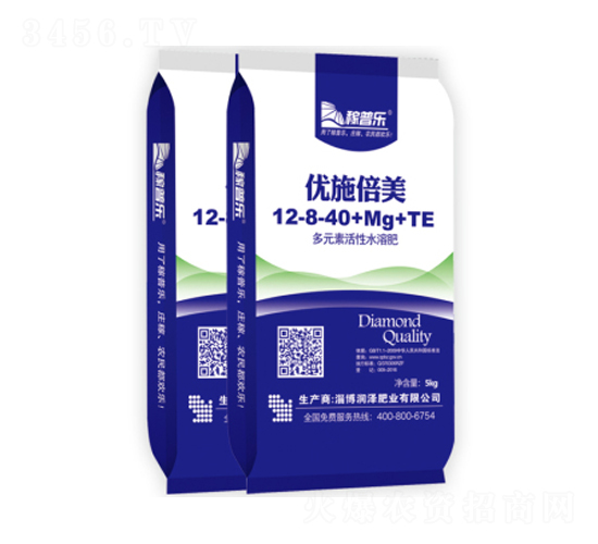 海藻型高鉀膨果專用多元素活性水溶肥12-8-40+Mg+TE-優(yōu)施倍美-潤(rùn)澤肥業(yè)