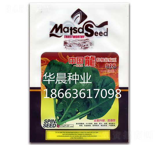 特級抗病王918-菠菜種子-華晨種業(yè)