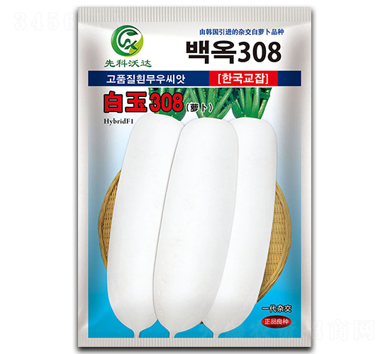 白玉308-白蘿卜種子-祥瑞達(dá)