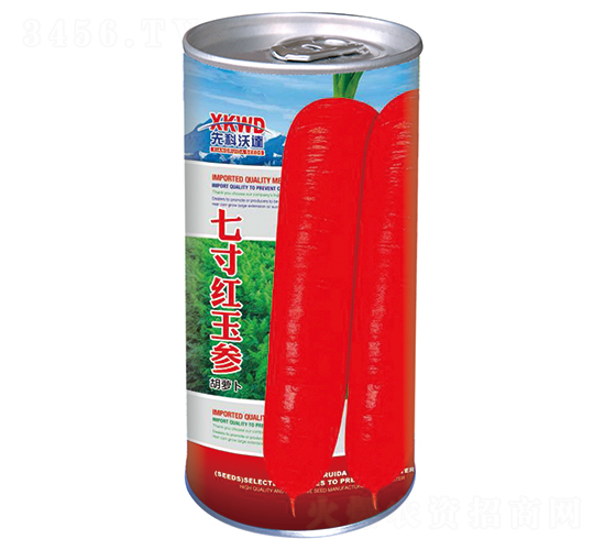 七寸紅玉參（罐）-胡蘿卜種子-祥瑞達