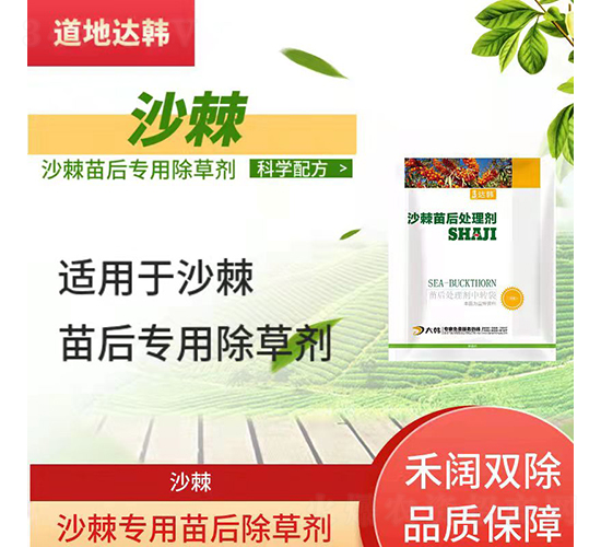 沙棘專用苗后除草劑-道地達韓