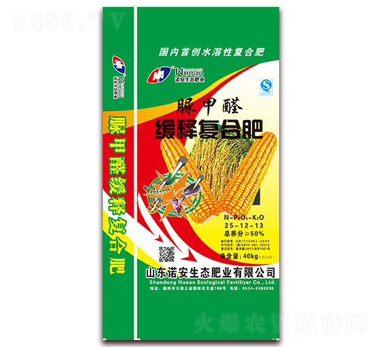 脲甲醛緩釋復合肥25-12-13-諾安生態(tài)