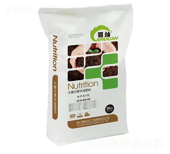 大量元素水溶肥料12-6-42+TE-蜀燦