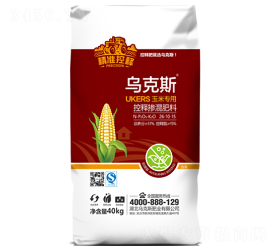 玉米專用控釋摻混肥料26-10-15-烏克斯
