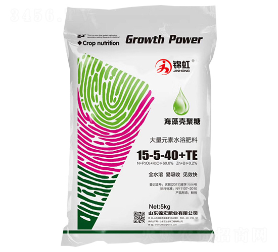 大量元素水溶肥15-5-40+TE-錦宏