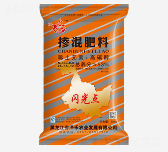 53%摻混肥料26-15-12-閃光點(diǎn)-澤樂