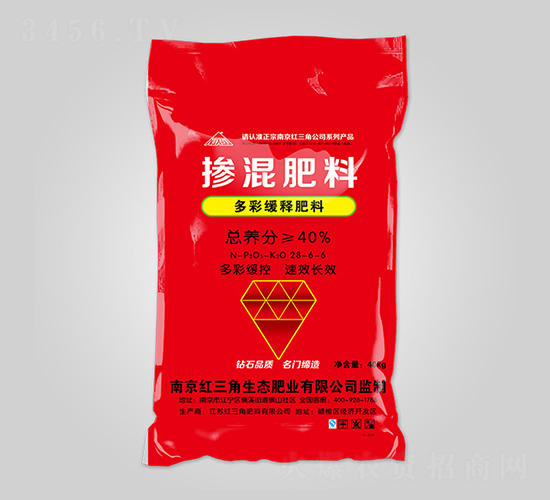 多彩緩釋摻混肥料28-6-6-紅三角