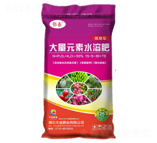 硫基型大量元素水溶肥15-5-30+TE-豐益肥業(yè)