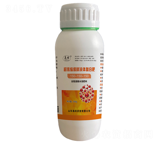 超濃縮緩釋液體復(fù)合肥150-150-150-真旺-海利豐