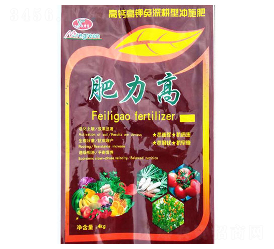 4kg高鈣高鉀免深耕型沖施肥-肥力高-煜源肥業(yè)