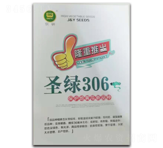 圣綠306號(hào)-黃瓜種子-凌廣農(nóng)業(yè)