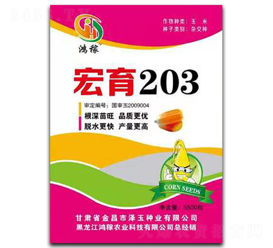 宏育203-玉米種子-鴻稼農(nóng)業(yè)