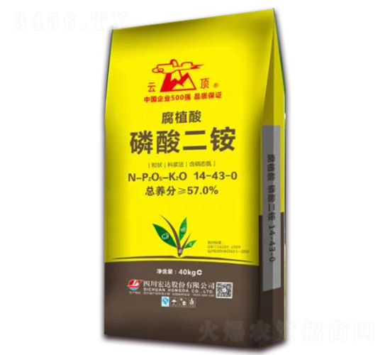含腐植酸磷酸二銨14-43-0-云頂-四川宏達(dá)