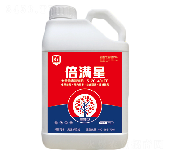 高鉀型大量元素清液肥5-20-40+TE-倍滿星-邦領(lǐng)農(nóng)業(yè)