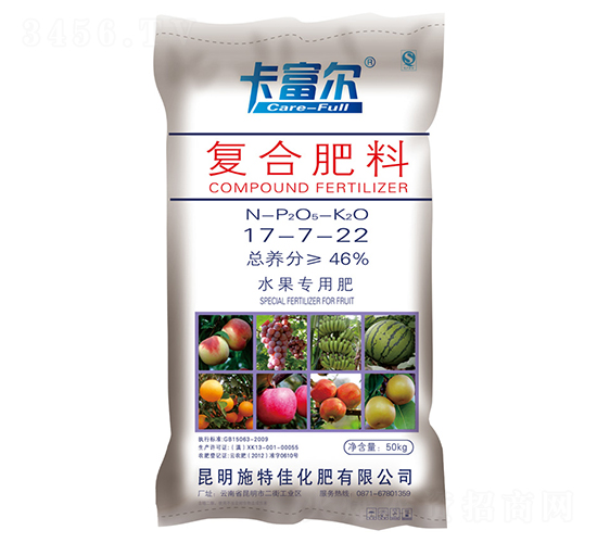 水果專用復(fù)合肥料17-7-22-卡富爾-施特佳