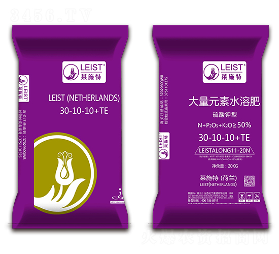 硫酸鉀型大量元素水溶肥料30-10-10+TE-萊施特