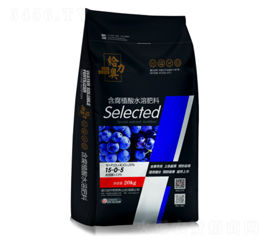 葡萄專用含腐植酸水溶肥料15-0-5-奧力給