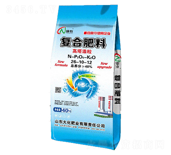 高塔造粒復合肥料26-10-12-大化肥業(yè)