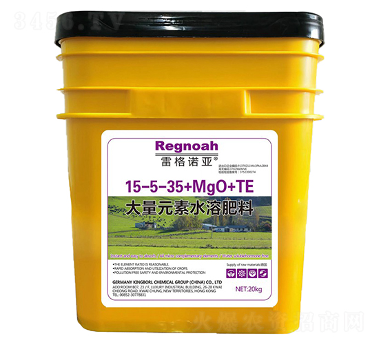 ����Ԫ��ˮ�ܷ�15-5-35+MgO+TE-�׸��Z��-��ȶ�
