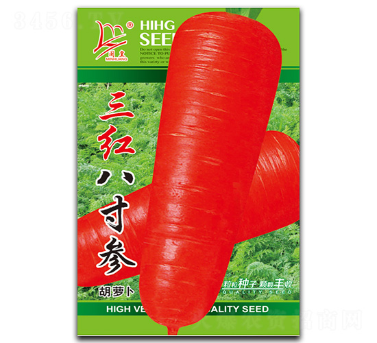 三紅八寸參-胡蘿卜種子-閩皇種業(yè)