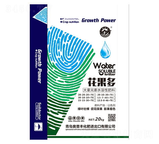 袋裝大量元素水溶肥料-花果多-奧普豐