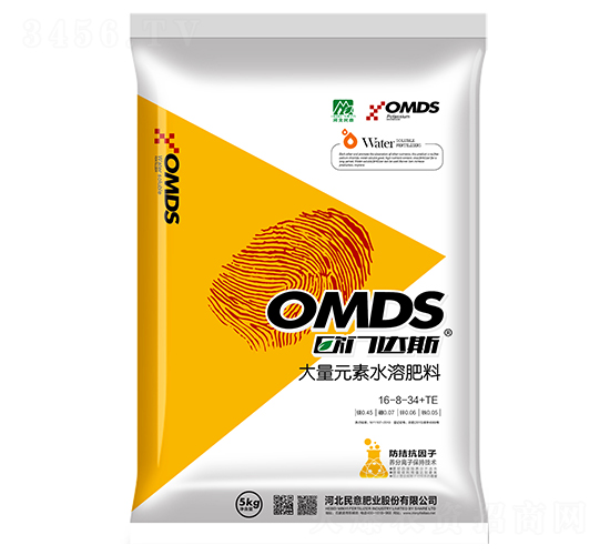 大量元素水溶肥16-8-34+TE-歐門達(dá)斯-民意肥業(yè)