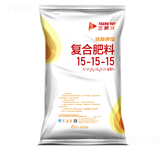 硫酸鉀型復(fù)合肥料15-15-15-三顆優(yōu)-佳瑪馳
