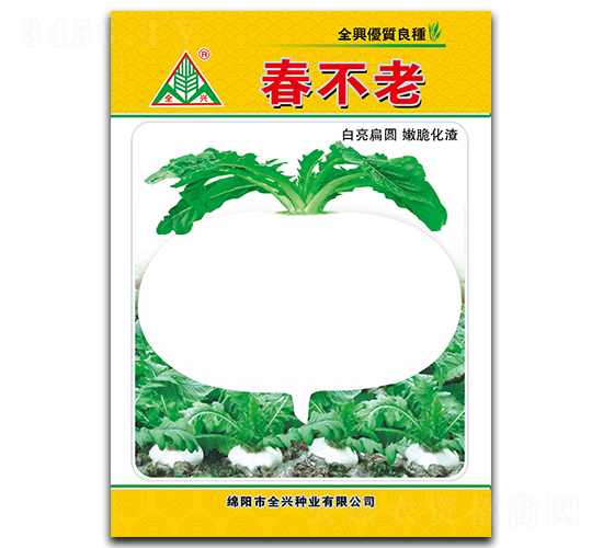 春不老圓白蘿卜種子-全興種業(yè)