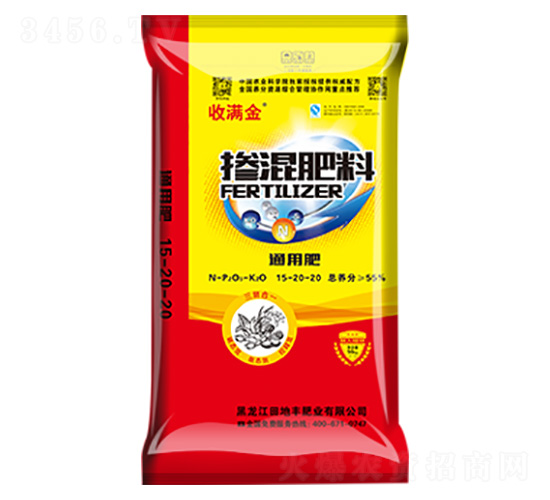 通用型摻混肥料15-20-20-收滿金-田地豐肥業(yè)