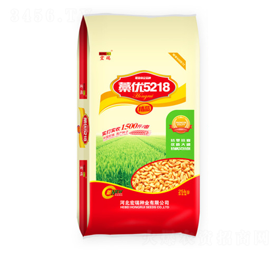 藁優(yōu)5218（25kg）-小麥種子-宏瑞種業(yè)
