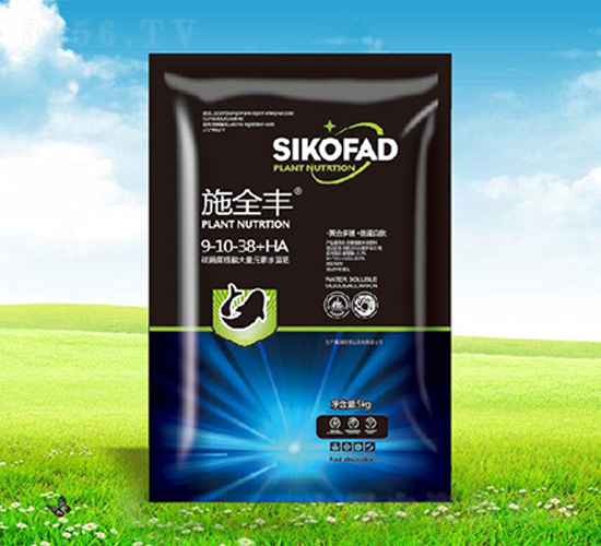 碳酶腐植酸大量元素水溶肥9-10-38+HA-施全豐-卡夫