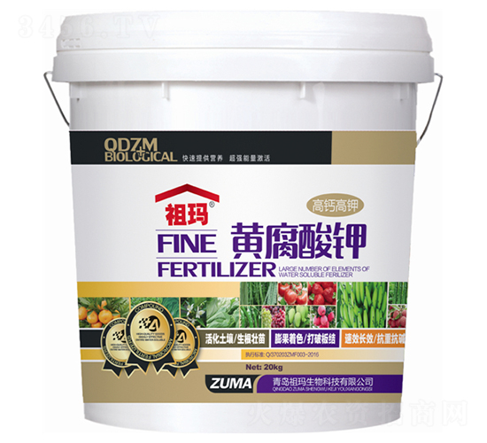 高鈣高鉀型黃腐酸鉀-祖瑪-允發(fā)化工