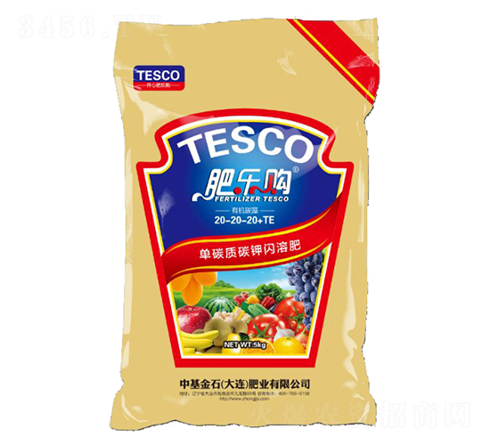 單碳質碳鉀閃溶肥20-20-20+TE-肥樂購-中基金石