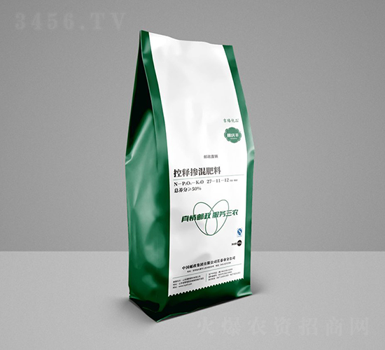 玉米專用控釋摻混肥料27-11-12-撒慶豐-綠野肥料