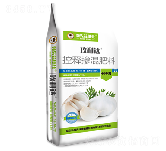 大蒜專用型控釋摻混肥料18-10-18-玖利達(dá)-領(lǐng)先康地