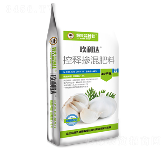 大蒜專用型控釋摻混肥料20-9-17-玖利達(dá)-領(lǐng)先康地