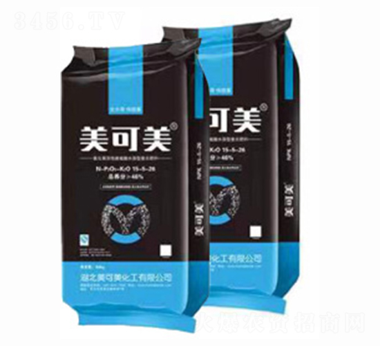 氨化高活性腐殖酸5G長效復(fù)合肥料15-5-26-美可美